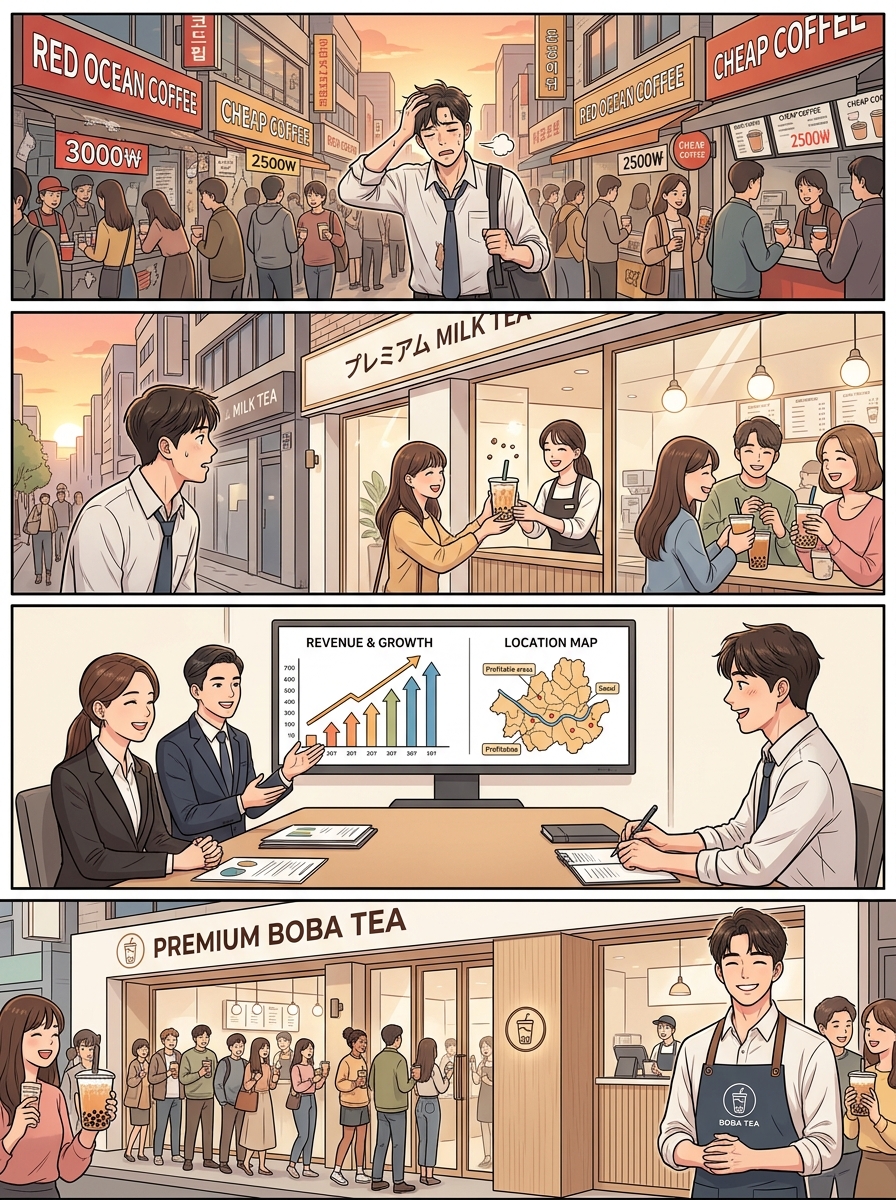 2026 공차 밀크티 프랜차이즈 창업 비용과 다점포 점주들의 실측 수익성 팩트체크