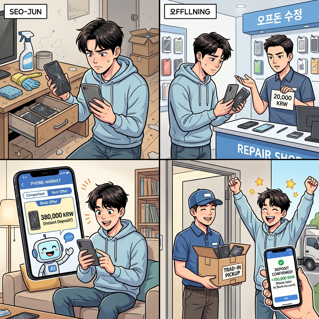 폰가비 중고폰 38만 원 당일 입금 실제 거래 후기